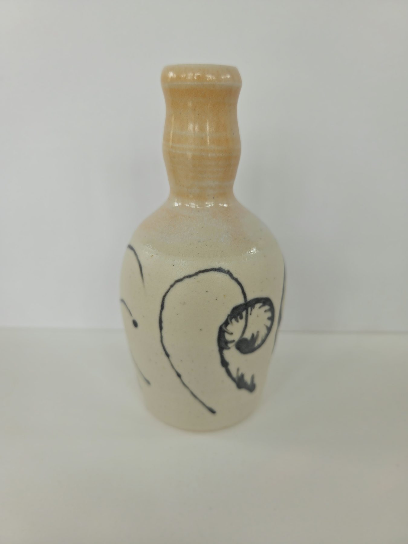 Bottle, White, coral, black